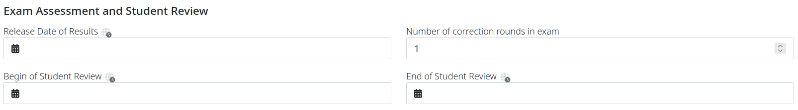 Exam Assessment and Student Review