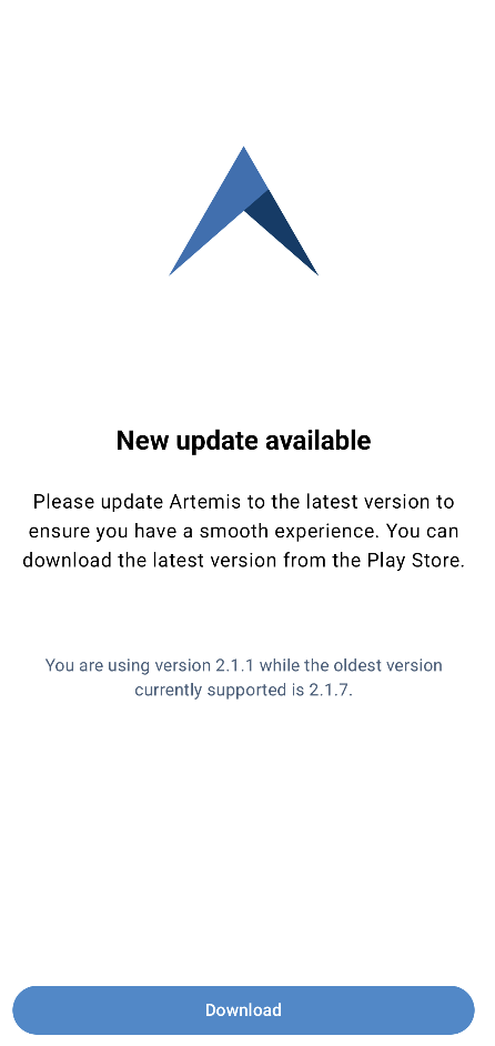 Force update Android
