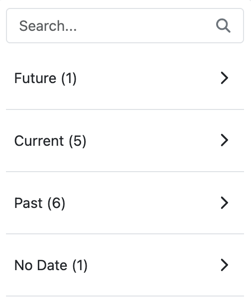 Lecture Overview Sidebar