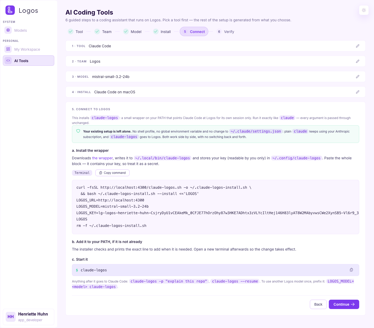 AI Tools — connect