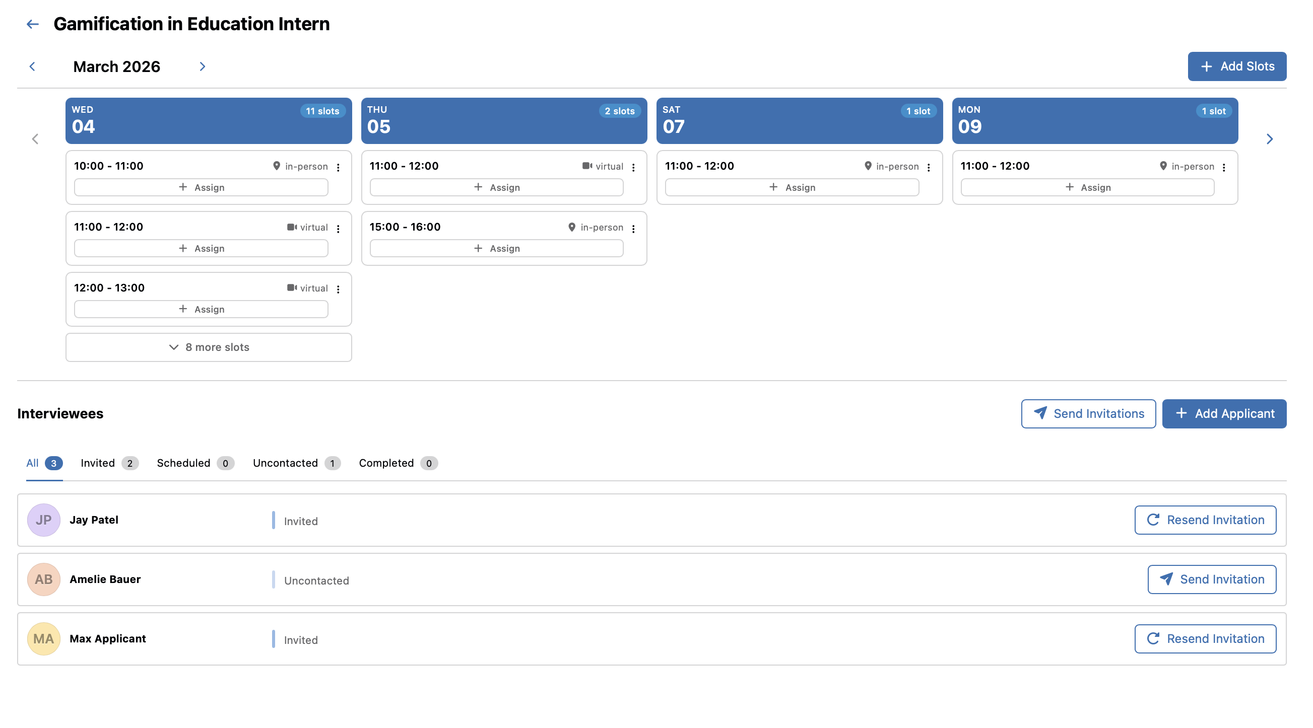 Interview Process Details